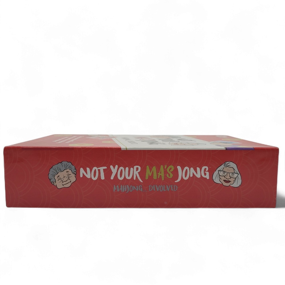 Hasbro Not Your Ma's Jong – Fast Card Game for 3–4 Players, Fun Twist on Mahjong - Picture 6 of 11